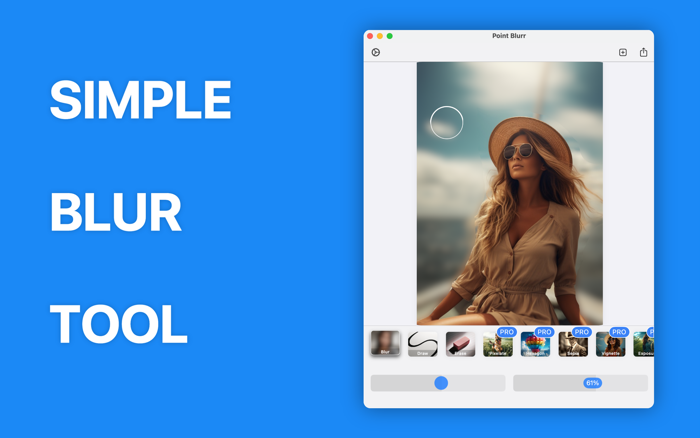 Point Blurr Background Filter