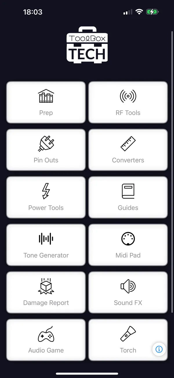 #1. TECH ToolBox (iOS) 由: 1BIGRIG Ltd
