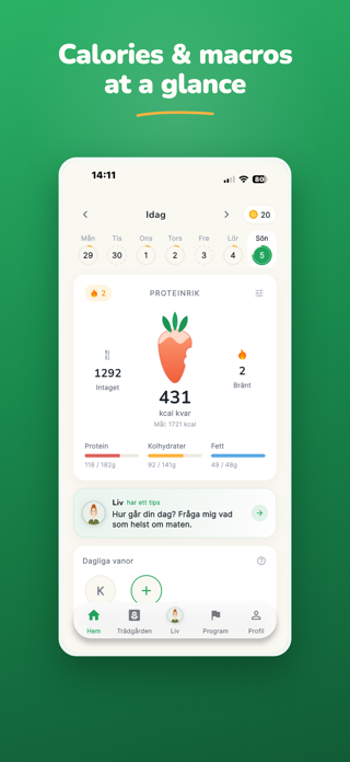 Morot: Calorie & Macro Tracker Screenshot 2 of 8