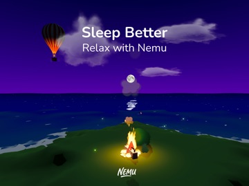 Sleep sounds: Nemu iPad screenshot