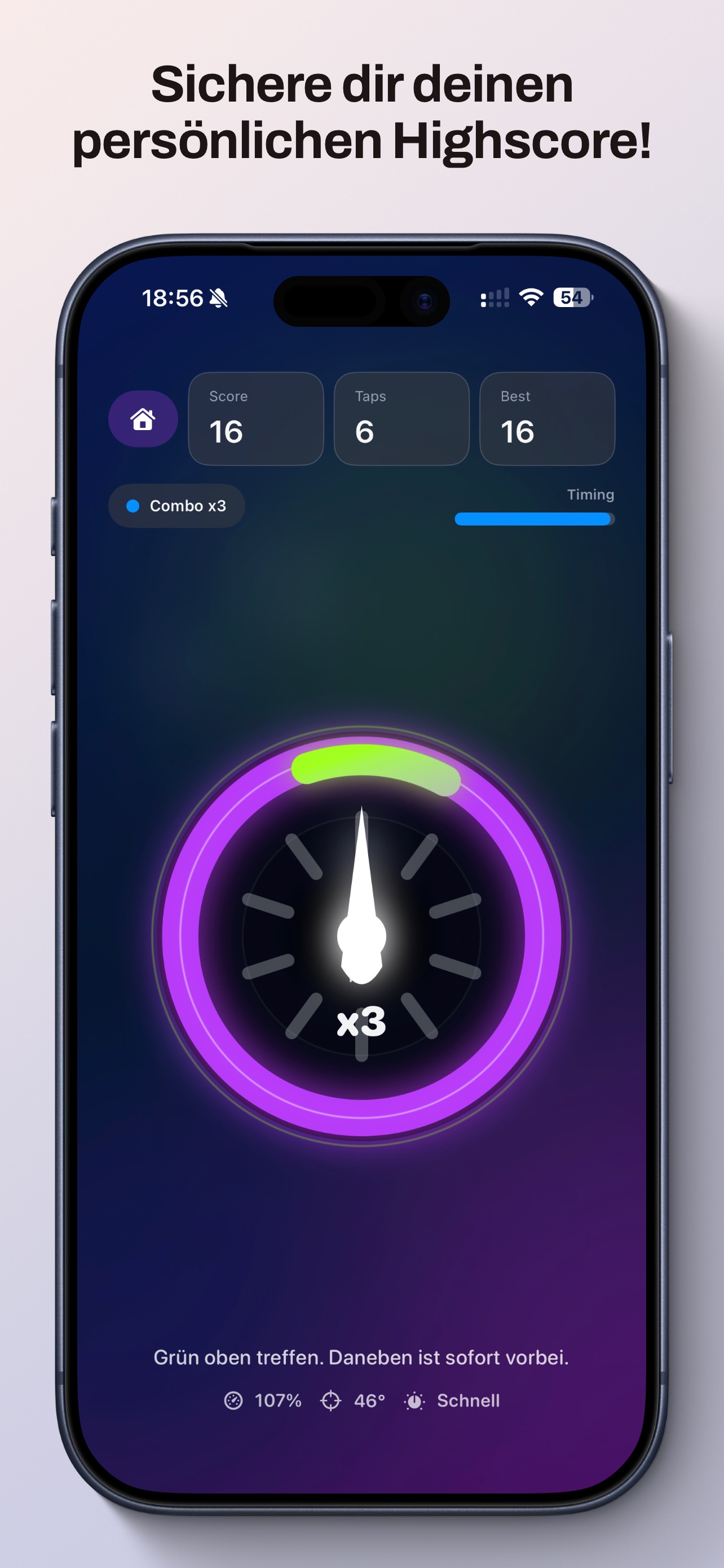 Screenshot 2 of Tap the Circle: Reflex Game