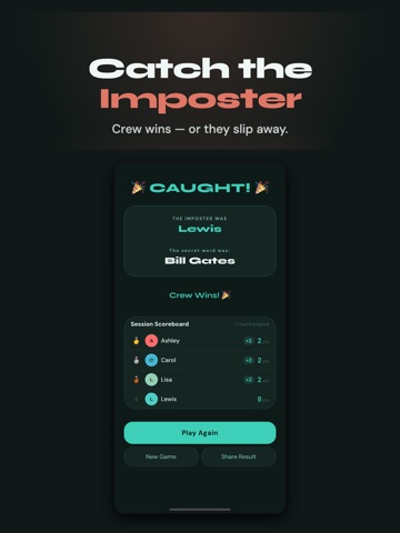 Who's Imposter? Party Games iPad screenshot