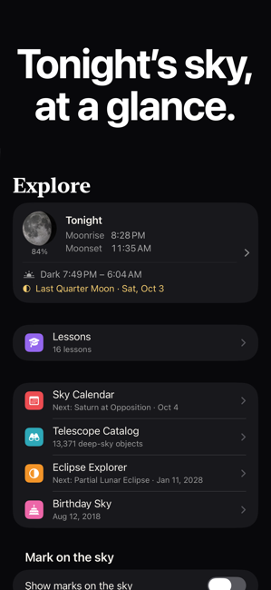 Stellar Tour - AR Stargazer Screenshot