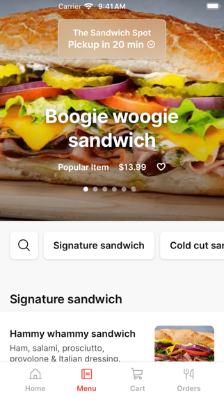 App screenshot