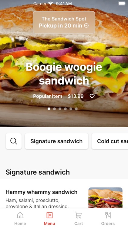 The Sandwich Spot To Go