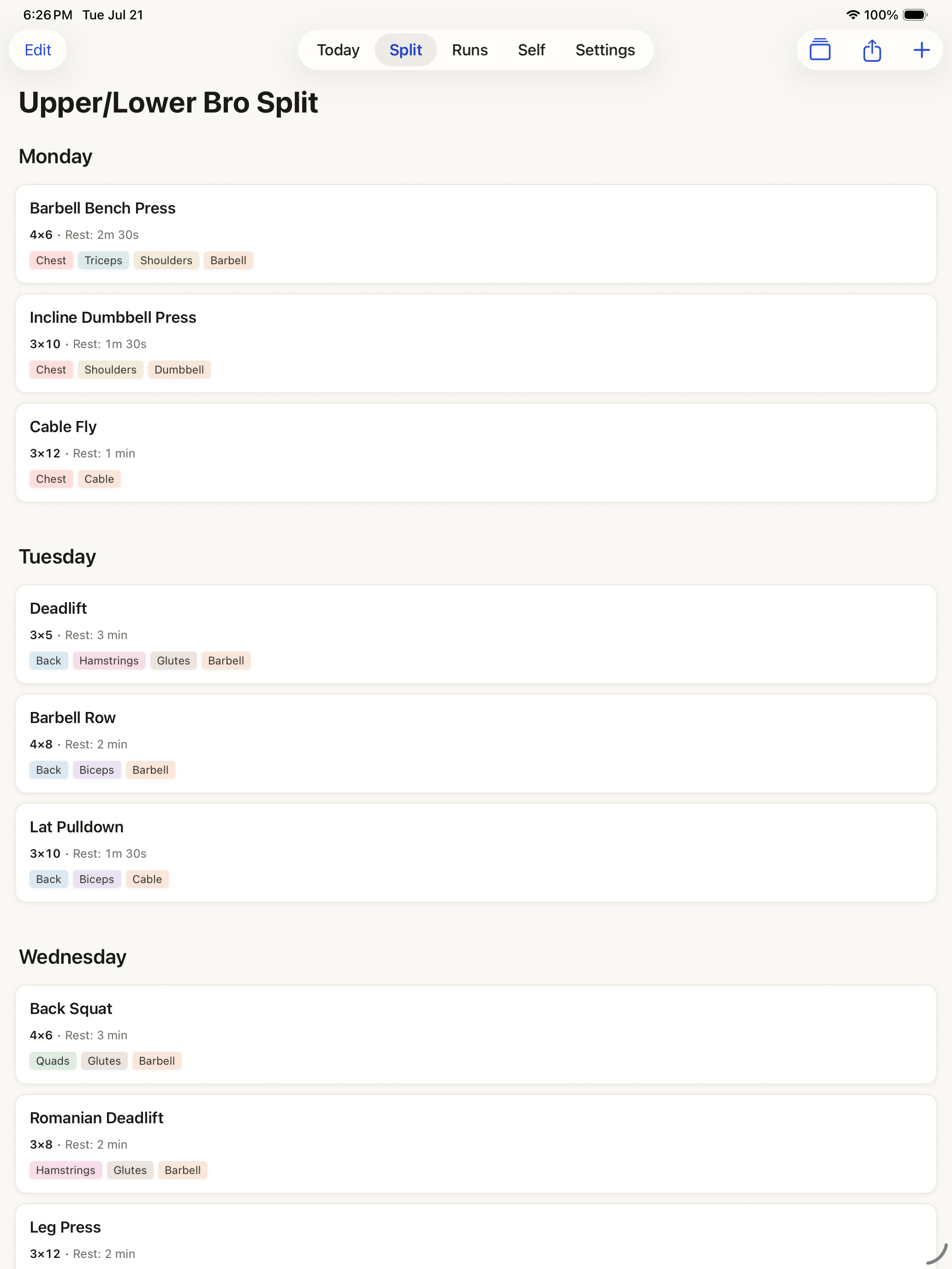 Gym Log: Workout Tracking screenshot 15