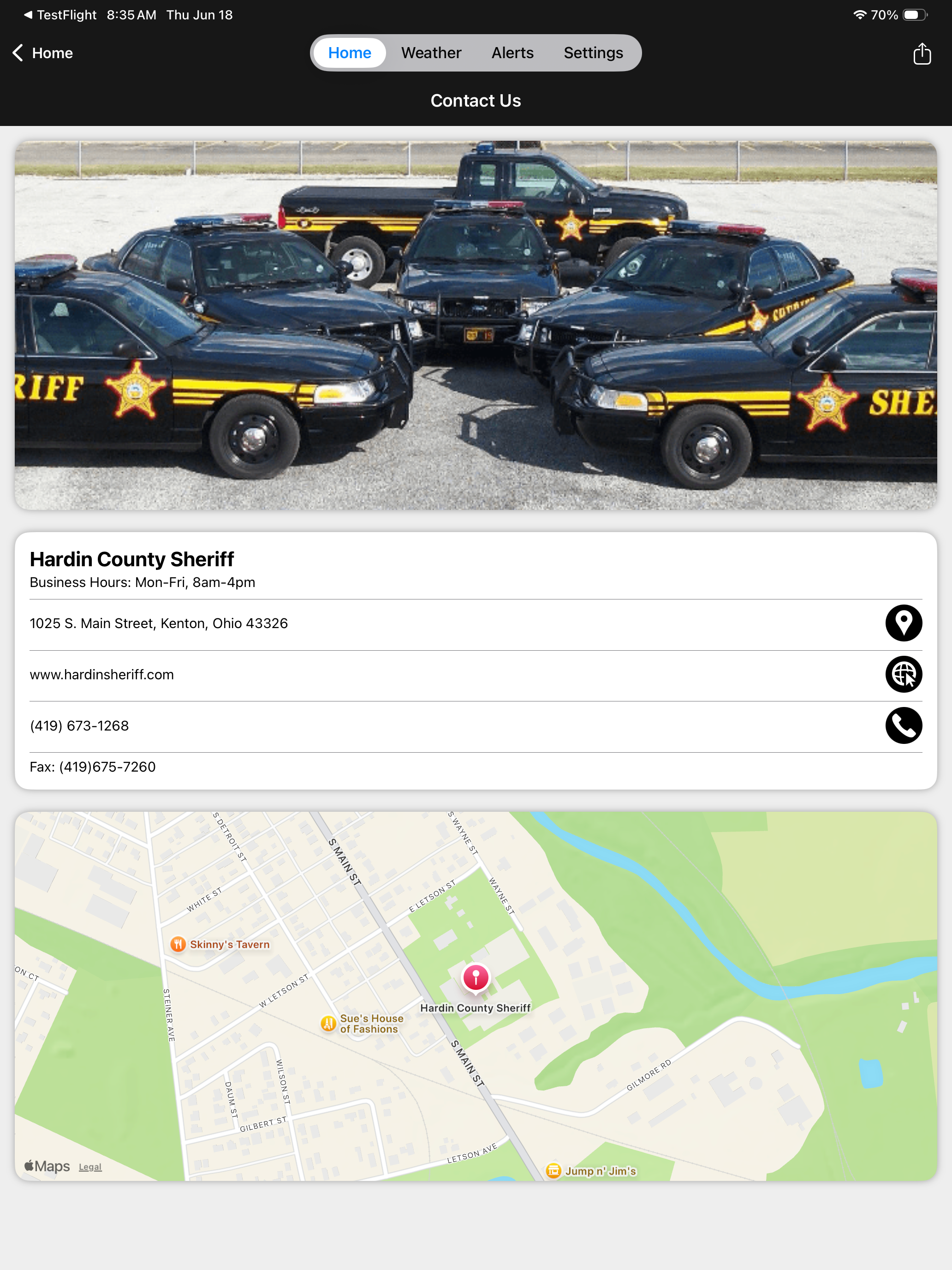 Hardin County Sheriff Ohio screenshot 5