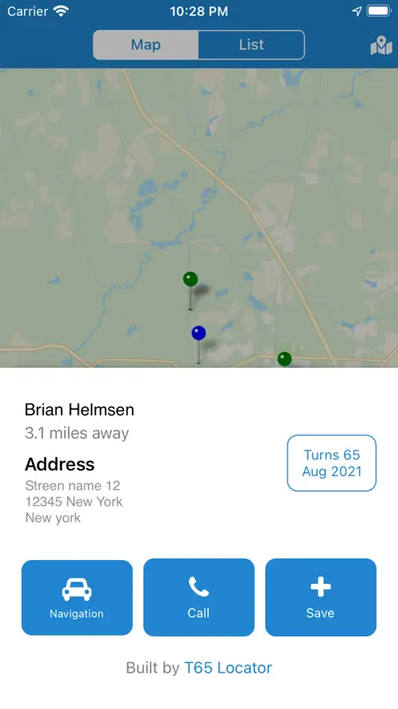 T65 Locator screenshot 2 of 2