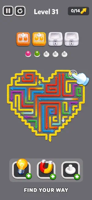 Arrow Escape Puzzle: Wool Sort screenshot 2