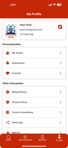 Upperhands iPhone screenshot