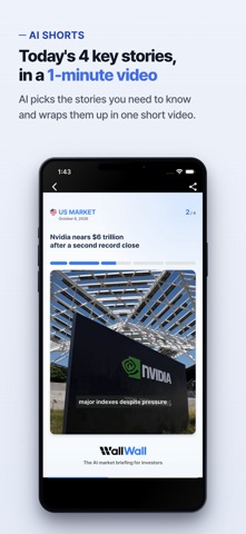 WallWall: AI Stock Market News screenshot