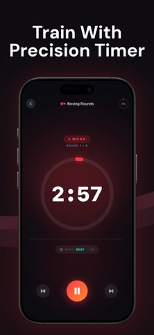 PulseRound: HIIT Timer iPhone screenshot