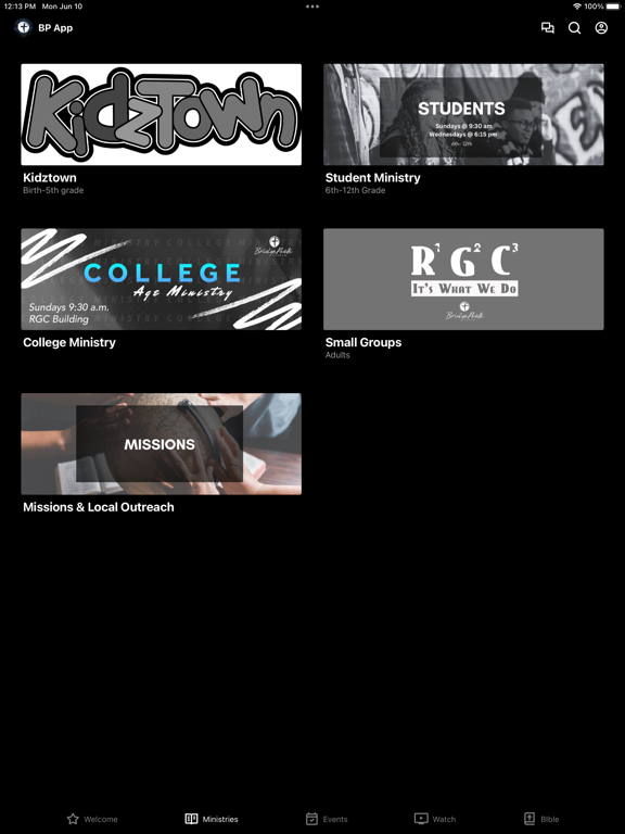 Bridgepointe iPad screenshot 2 - Education app