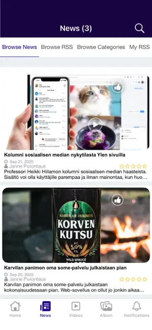 Korven Kutsu SOME screenshot 3