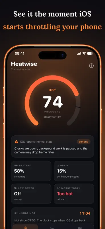 Heatwise: Phone Heat Monitor screenshot 2 of 6