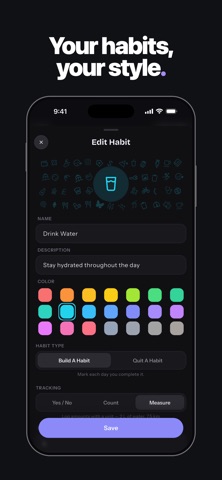Habit Tracker - HabitKit Screenshot 9