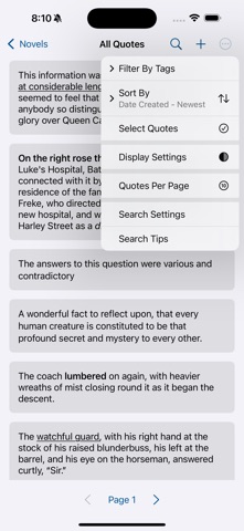 Quote Archive: Read, Save Text Screenshot 9 of 10