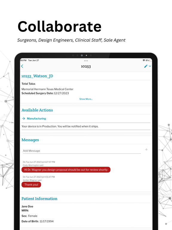 restor3d iPad screenshot 3 - Medical app
