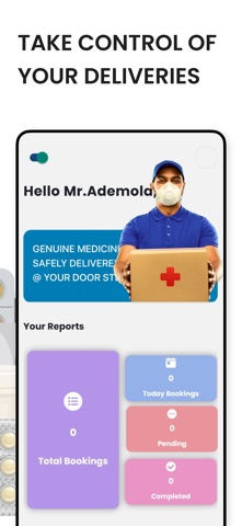HealthSkye Delivery Partner screenshot