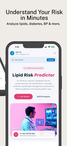 Lipid Predictor Clinician Screenshot 3 of 5