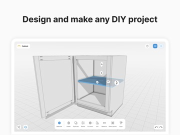MakeByMe: 3D Furniture Design iPad screenshot