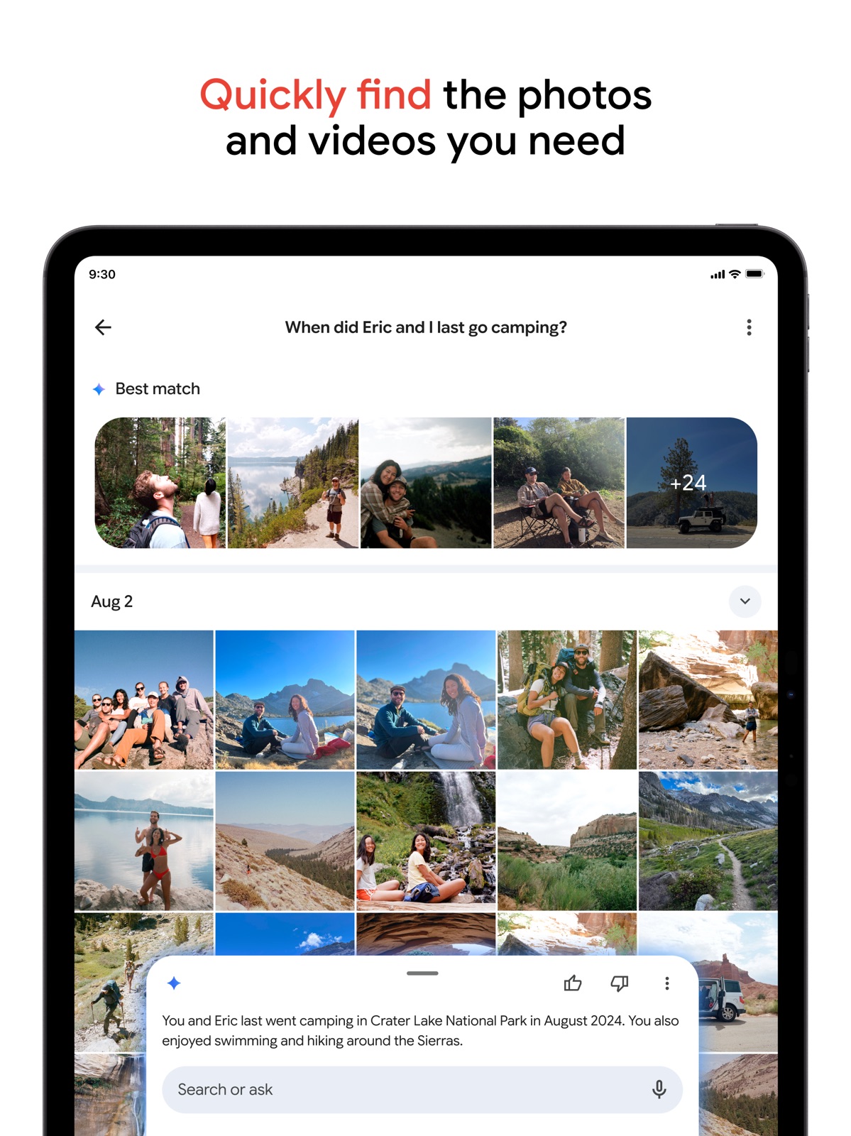 Google Photos: Backup & Edit ipad screenshot 3