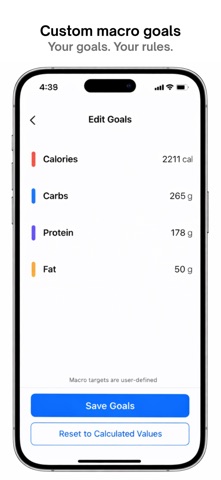 Nutrition Mate: Macro Tracker Screenshot 2 of 6