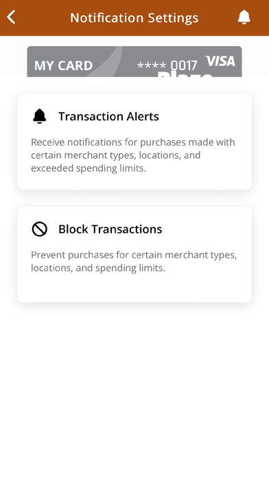 Blaze CU Cards Screenshot