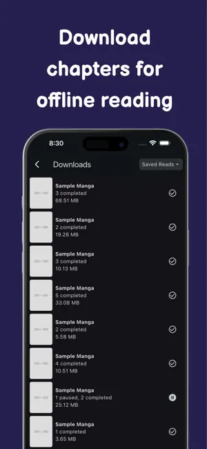 Manga Cookie Browser screenshot 2