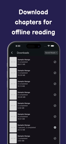 Manga Cookie Browser screenshot