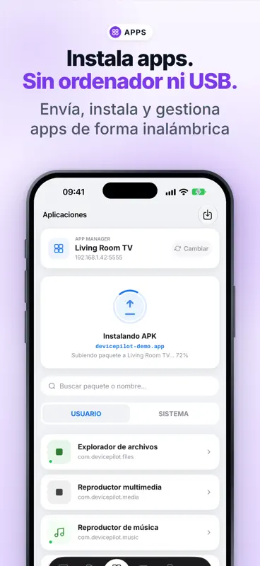 HelloAndro: APK y Control TV screenshot 5 of 10