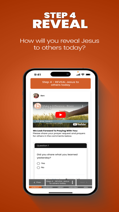 GOtandem Spiritual Fitness App Screenshot