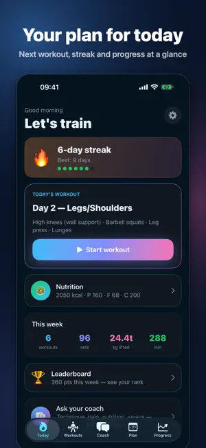 GymFit: AI Personal Trainer screenshot 1