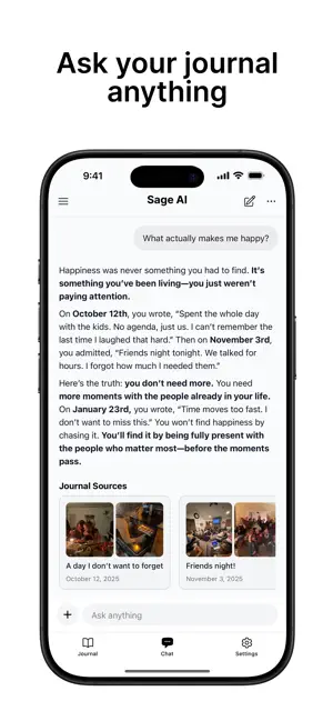 Sage AI - AI Journal screenshot 2