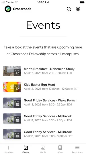 Crossroads Fellowship - NC screenshot 2