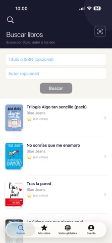 BookRatings screenshot