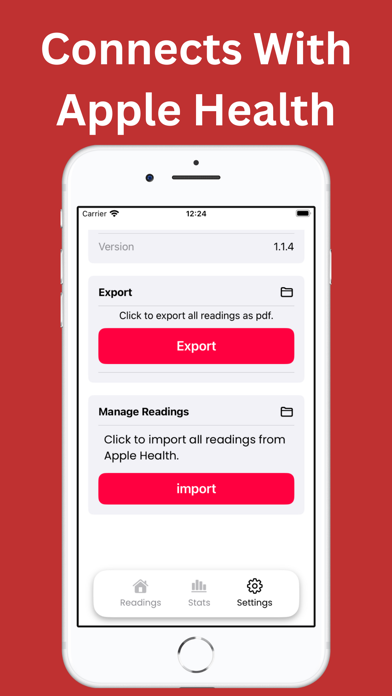 Blood Pressure Monitor, Log iPhone screenshot 1 - Medical app