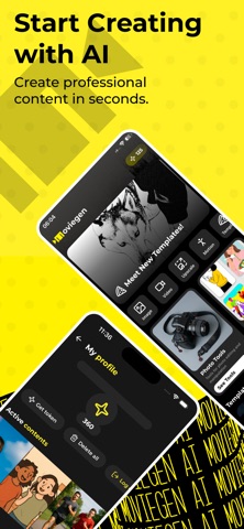 Moviegen AI Video Generator iPhone screenshot