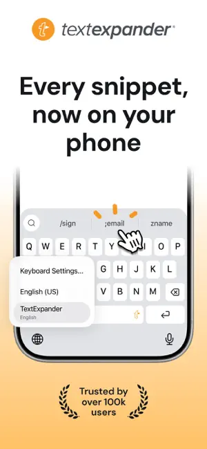 TextExpander screenshot 1