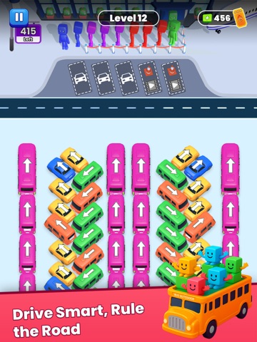 Bus Fusion: Traffic Jam Puzzle iPad screenshot