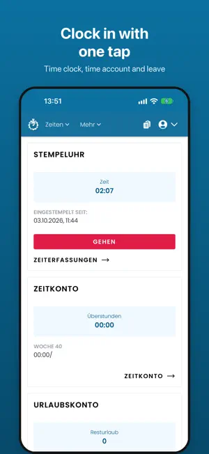 ZeitFabrik – Time Tracking screenshot 4