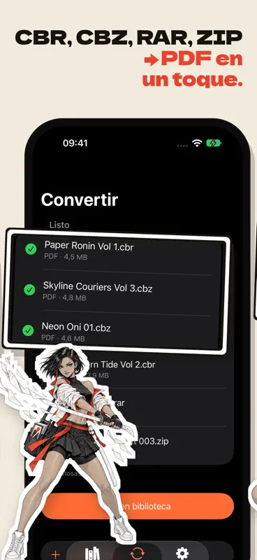 ComicFlow - CBR & CBZ to PDF screenshot 2 of 10