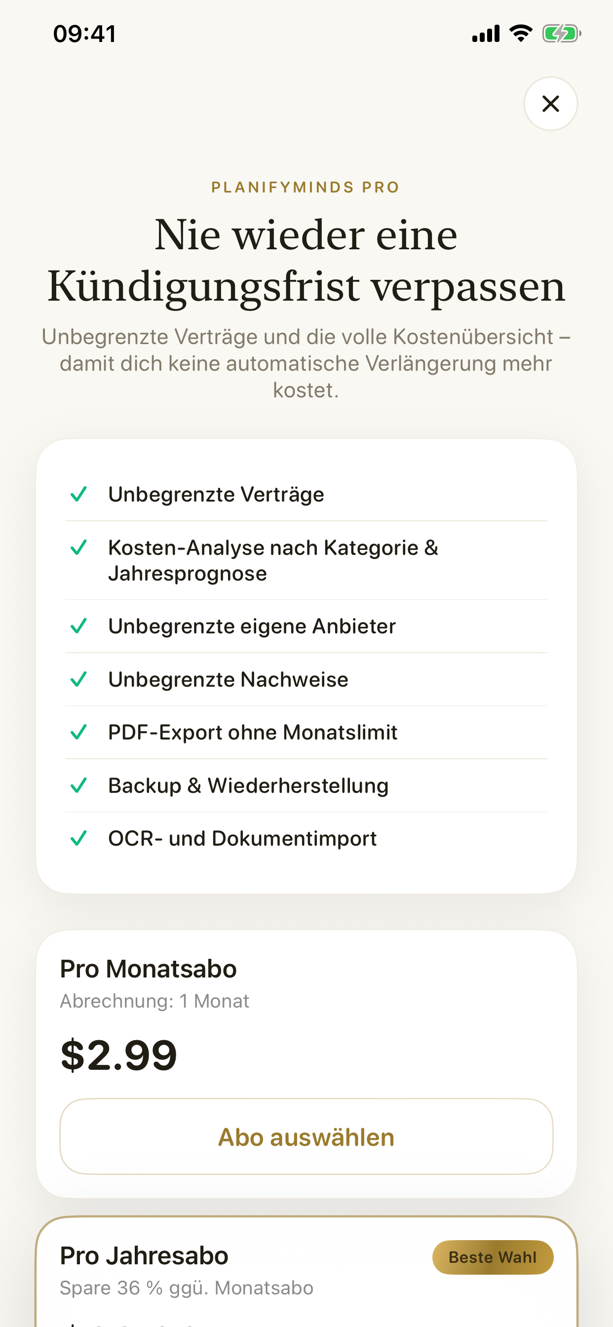 Kündigungsmanager