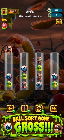 Gross Color Ball Sort Screenshot 4 of 8