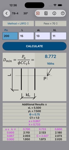 Table8welds iPhone screenshot