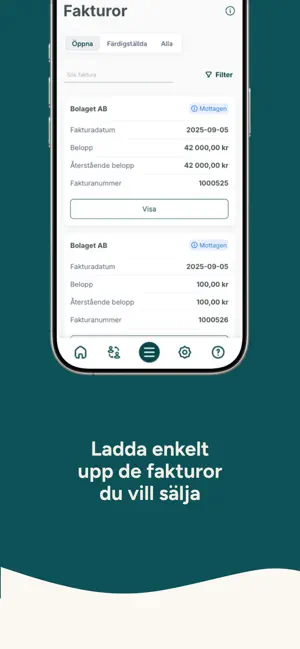 Mina sidor screenshot 2