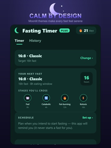 Fasting Timer: Intermittent iPad screenshot