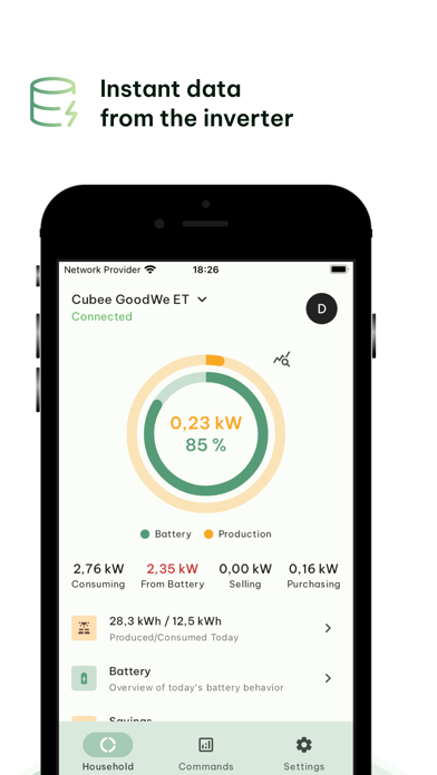 Screenshot #1 pour Cubee: Energy Flow Management