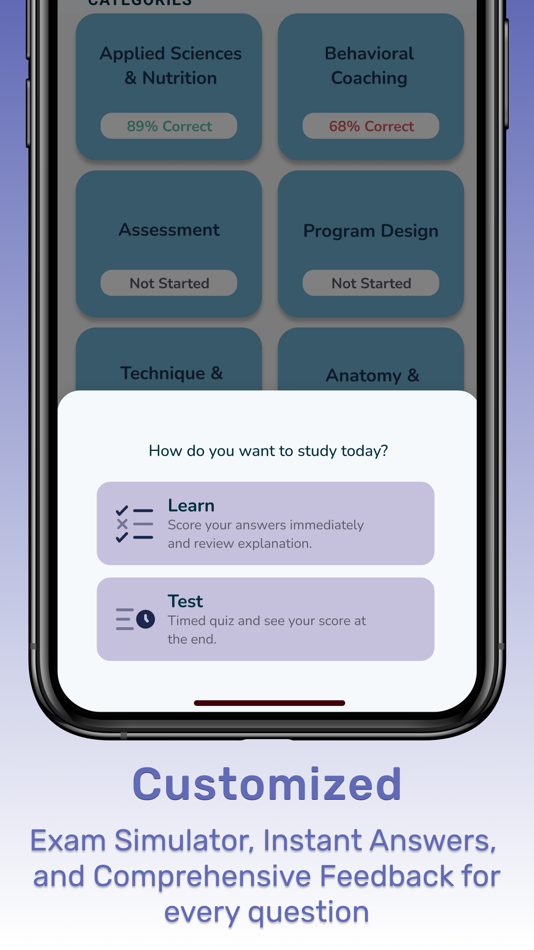 #5. NASM CPT Exam Prep Tests 2025 (iOS) Podle: EZ Test Prep