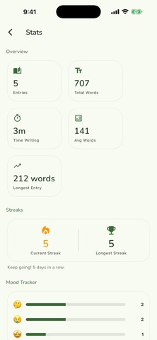 Vibe Journal: AI Daily Diary screenshot